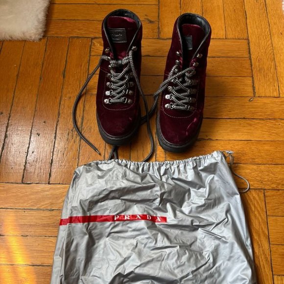 Prada Combat Boots - Picture 1 of 4